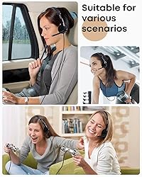 KLOJIM Wired Headphone for PC/Laptop - On-Ear