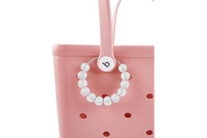 Vagocom Wooden Beads Charm for Bogg Bag and Simply Southern Tote,12Pcs Wooden Beads Decorative Accessory for Beach Handbag