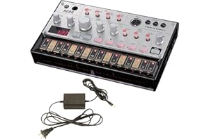 Korg Volca Bass Analogue Bass Machine Bundle w/Korg 9V600MACPP 9v 600ma Power Supply