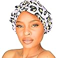 GRACE & COMPANY Luxury Shower Cap For Women - 100% Waterproof, Reusable, Washable & Breathable Shower Caps - Lucie