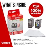 Canon PG-540 CL-541 Ink Cartridge 2 Pack Black Colour & 50 Sheets Photo Paper view 2
