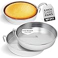 Otbushit 2 STKS 2 Inch Ronde Cake Pan, Easy Release Cake Blikken met Otbushit 2 STKS 2 Inch Ronde Cake Pan, Easy Release Cake Blikken met
