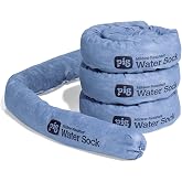 PIG Mildew-Resistant Absorbent Sock | Water Absorbing Snake | 3" W x 4' L | Absorbs up to 1 gal per Sock | 4 Count | PIG106