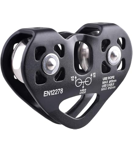 Amazon.com : Petzl, Tandem, Double Pulley for Tyrolean Traverses