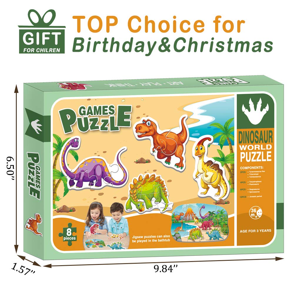 puzzle dinosaurios 3 años