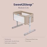 Graco Sweet2Sleep Bedside Bassinet Crib with 11 Heights 4 Tilt Oatmeal view 2
