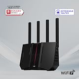 ASUS RT-BE92U Tri-Band WiFi 7 Router 320MHz 4096-QAM AI Mesh VPN Security view 2