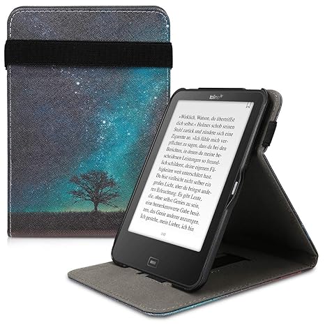 kwmobile Tolino Vision 1/2 / 3/4 HD Hülle - Schlaufe Ständer - e-Reader Schutzhülle für Tolino Vision 1/2 / 3/4 HD