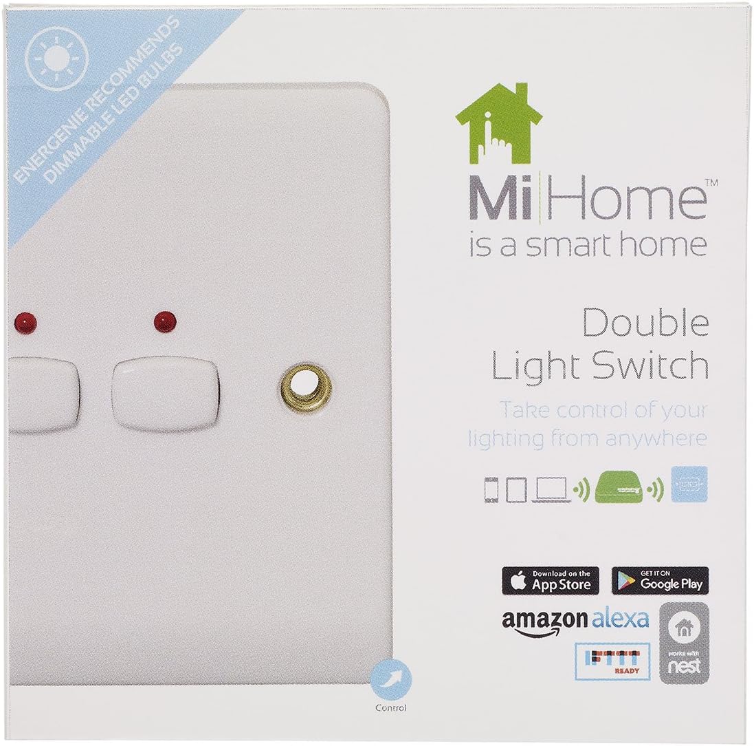 Energenie MiHome Light 2-Gang White Master - Energenie - Image 5