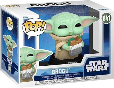 Pop! Star Wars: The Mandalorian e Grogu - Grogu - Figura de vinil colecionável - Ideia de Presente - Merchandising Oficial - Brinquedos para Crianças e Adultos - Figura de Modelo de Colecionador