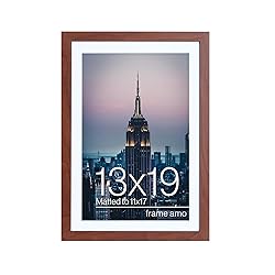 Frame Amo 13x19 Walnut Brown Picture Frame with
