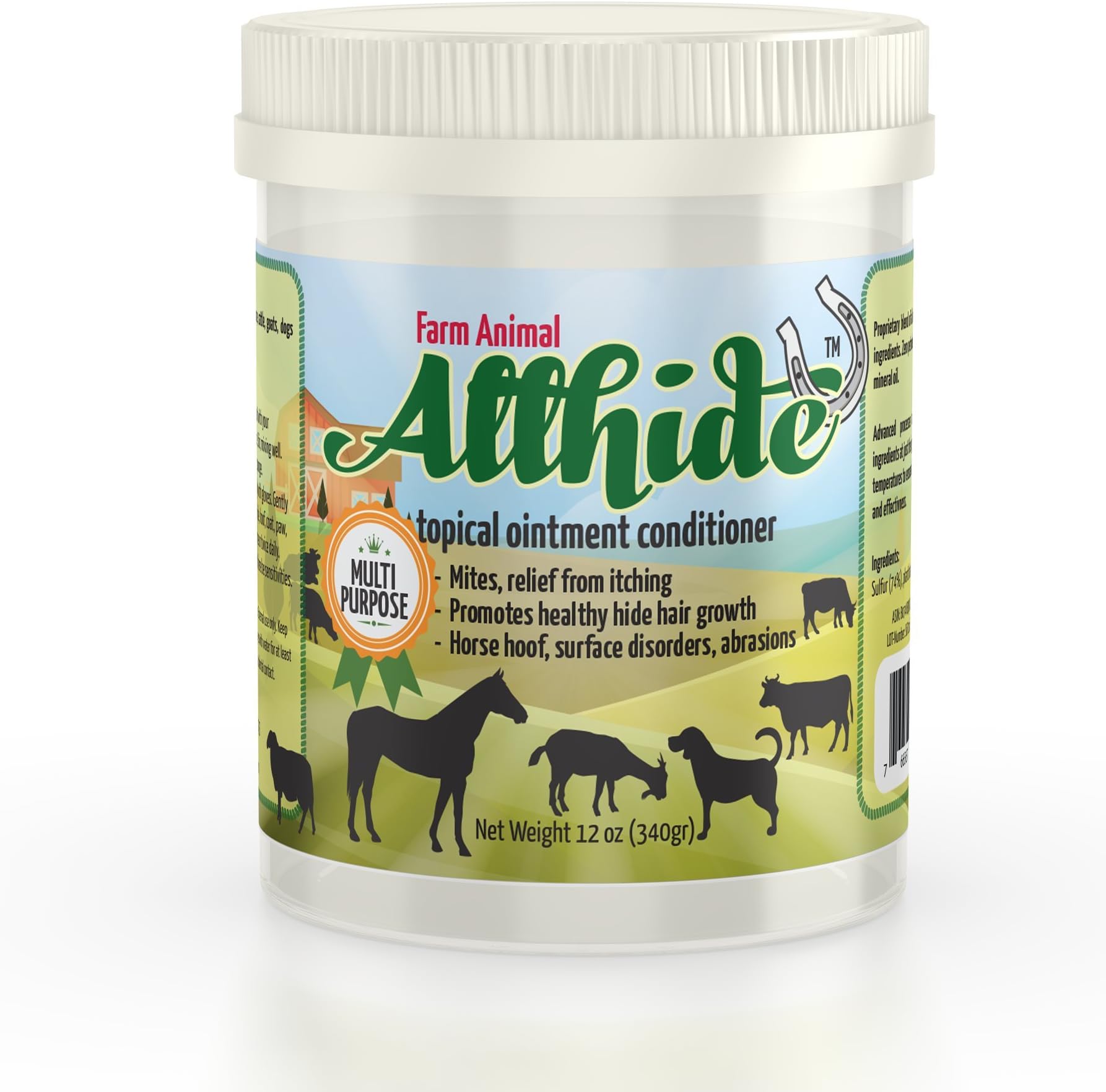 Stock Ointment, 12-Ounce, All Natural, Powerful, Zero Mineral Oil
