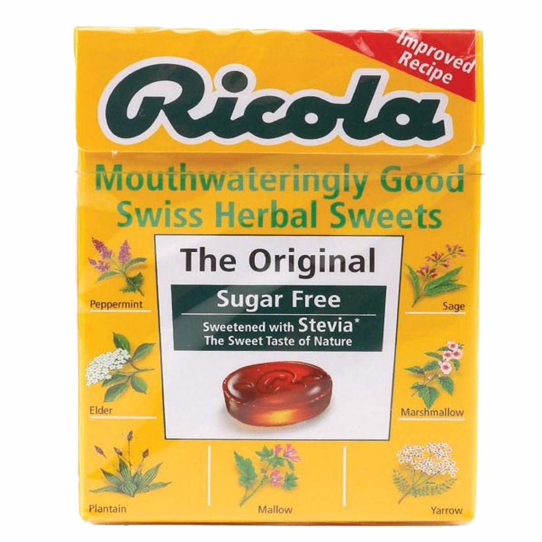 Ricola Original Swiss Herb Drops Sugar Free 45g x 20 Packs Amazon.co