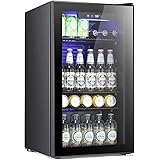 Antarctic Star Beverage Refrigerator -120 Can Mini Fridge for Soda Beer or wine,Small Drink Dispenser, For Office or Bar with