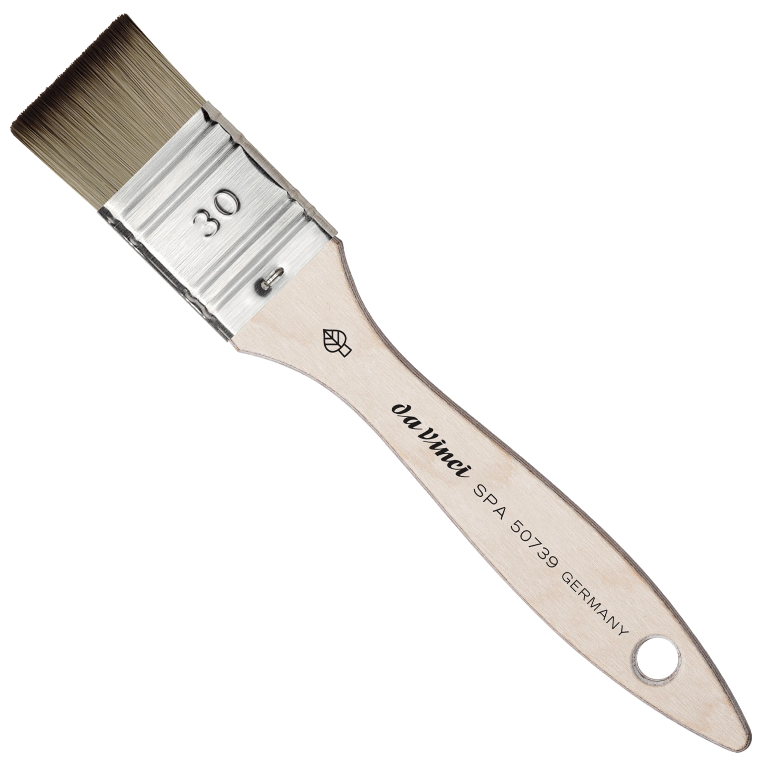 da Vinci MASK BRUSH for face mask, enzymatic peeling, fruit acid peeling / synthetic fibre / size 30 / handmade in germany