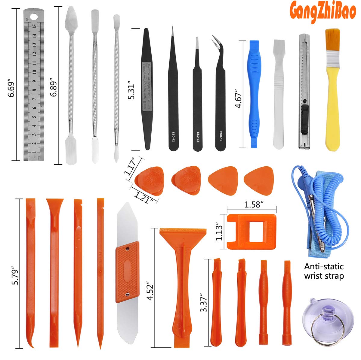 90 pcs Repair Tool Kits,Screwdriver Set for Phones Computers Pads Electronics