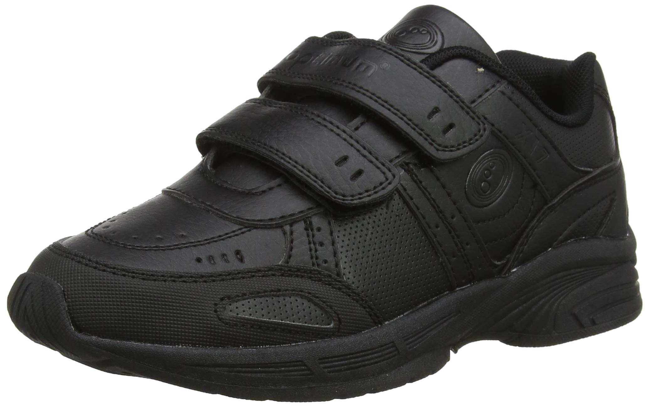 Optimum Kids & Teens School Shoes Junior Trainers with Lace-Up & Hook & Loop Closure, Comfortable, Durable, Slip-Resistant Soles, Boys & Girls - Various Sizes