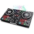 Numark Party Mix II - DJ Controller with Party Lights, DJ Set with 2 Decks, DJ Mixer, Audio Interface and USB Connectivity + Serato DJ Lite