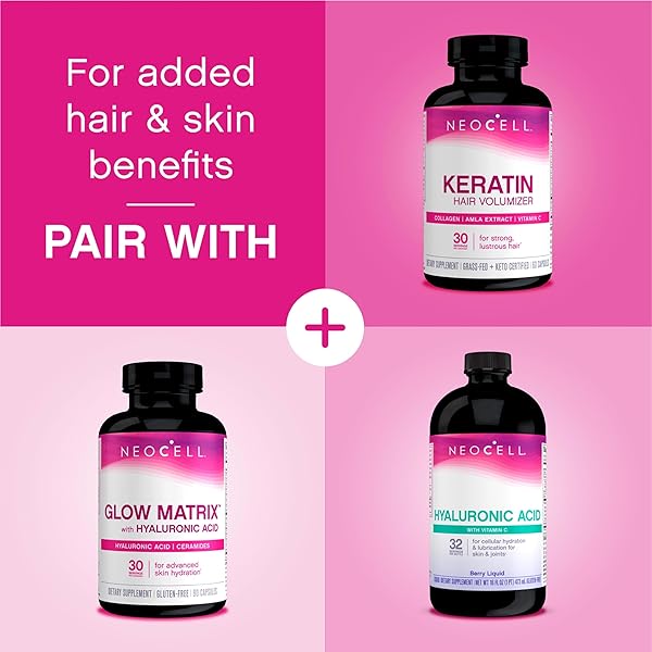 NEOCELL HAIR, SKIN AND NAILS BEAUTY BUILDER WITH COLLAGEN, BIOTIN AND VITAMIN C, INCLUDES ANTIOXIDANTS, GUMMY, LEMON, 60 COUNT, 1 BOTTLE