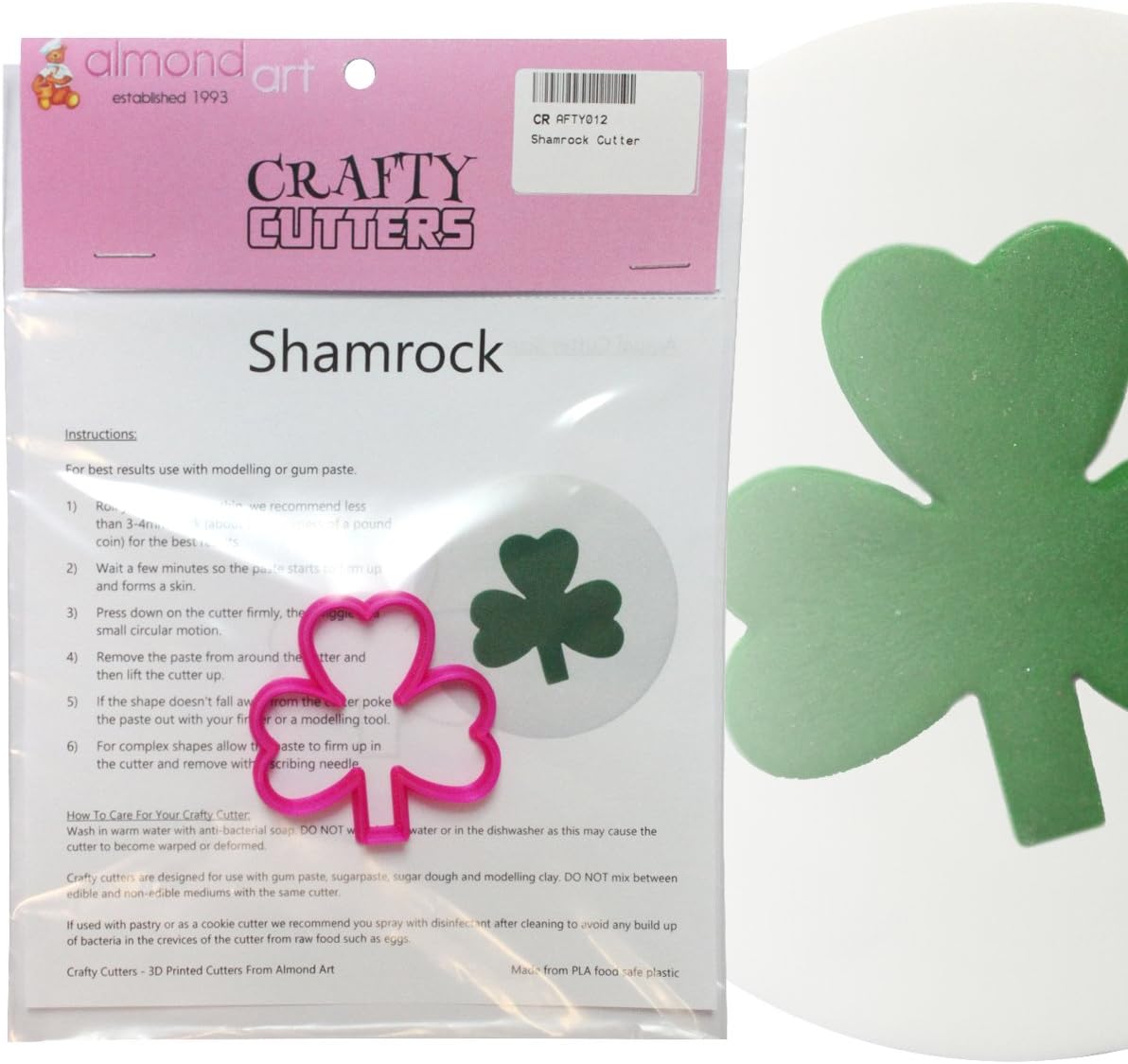 Clover Cutter - Cake Decorating & Cupcake Topper Cutters