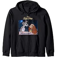 Amazon.com: Disney Lady And The Tramp Iconic Scene Logo Pullover
