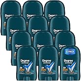 Degree Men&rsquo;s Travel Deodorant Cool Rush 12-Pack &ndash; 72H Body Heat Activated Mini Antiperspirant, 0.5 Oz Ea