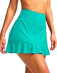 Soothfeel Women's Swim Skirt with Pocket High