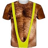 uideazone Mens Short Sleeve T-Shirt Casual 3D Creative Print Crewneck Graphic Tees