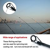 9KM DWLIFE Fishing Rod Tip Eye Repair Kit 20 Sizes Stainless Steel Ceramic view 5