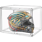 Cutora Extra Large 17.7"X13"X13" Clear Acrylic Organizer Box Display Case, Plastic Holder with Magnetic Door for Figures, Books, Handbags, Purses, Boots(1 Pack)