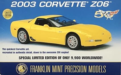 franklin mint corvette models