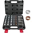 TR TOOLROCK 84 Pcs Oil Pan Drain Plug Thread Repair Kit, Metric Oil Drain Plug Repair Kit, M13 M15 M17 M20 M22 with Crush Washers Thread Taps Drain Plugs and Carry Case