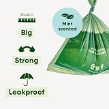 Beco Dog Poo Bags 270 Count Mint Scented Extra Thick Leakproof view 2