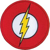 Ata-Boy DC Comics The Flash Chest Icon 3" Full Color Embroidery Iron-On Patch