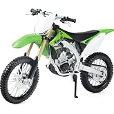 Risopen 1:12 Dirtbike Toy Model Motorcycle for Kawasaki KX450F Green | Motocross-style, smooth paint, fits 5-7in figures, great gift for boys 8-14