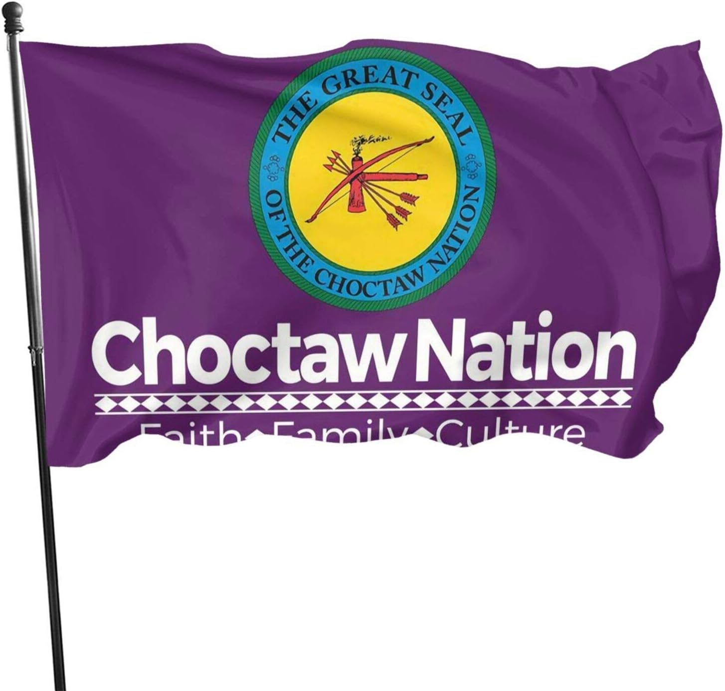 Dittelle Great Seal of The Choctaw Nation Flag 1pcs