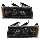 TRQ 2 Piece Headlight Assembly Set Driver