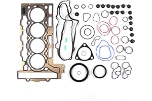 INGKAN N12 N16 Engine Cylinder Head Gasket Kit Fits for Mini R55 R56 Cooper 07-13/ Cooper Countryman 11-16/ Cooper Paceman 13-16 1.6L DOHC N12 N16 Engine OE 11127560272 11127567877 11127570859