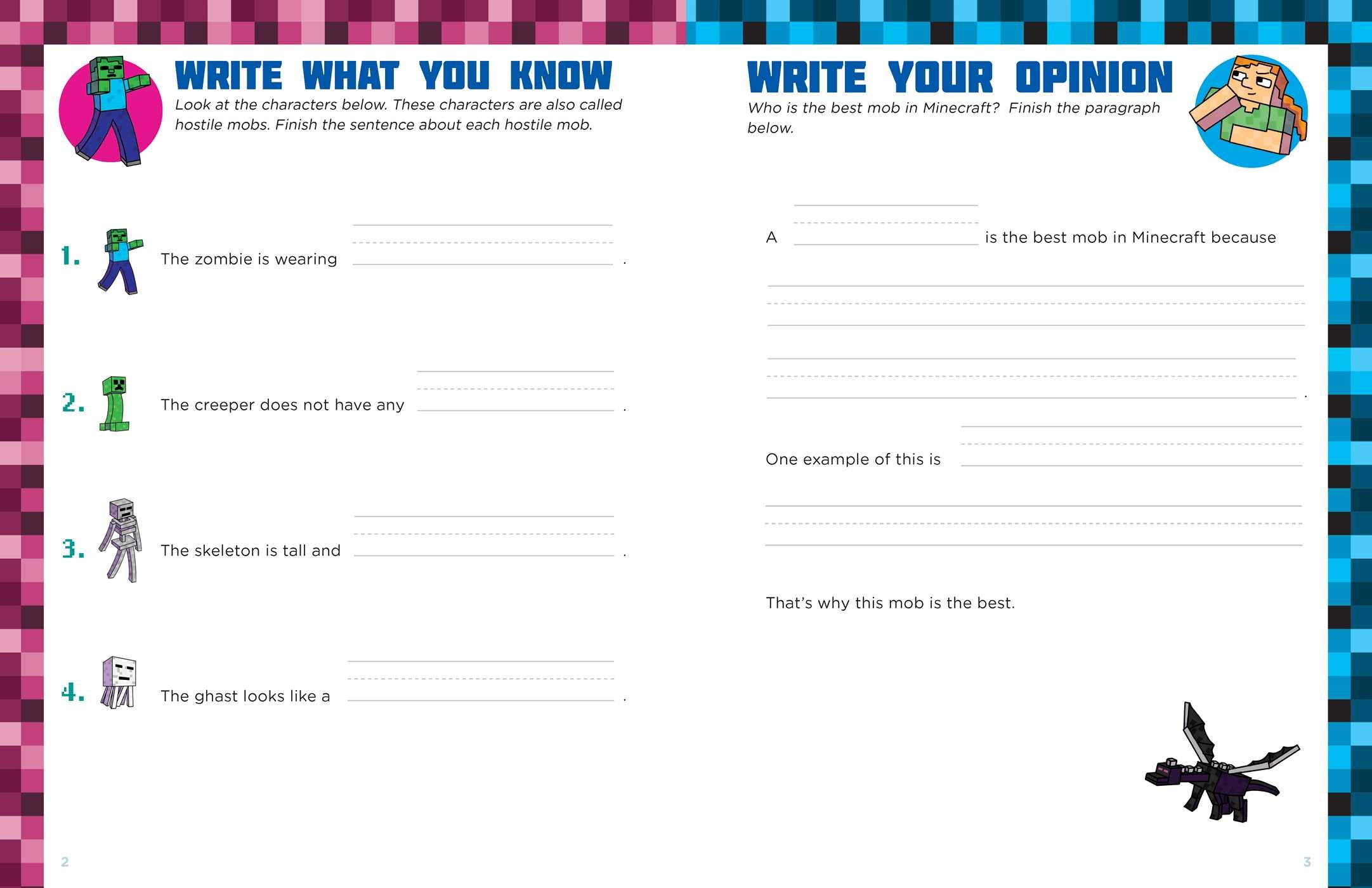Writing for Minecrafters: Grade 1 Writing for Minecrafters: Grade 1 Paperback