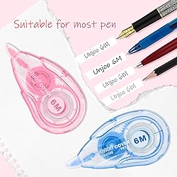 Vobou White Correction Tape, Easy To Use Applicator