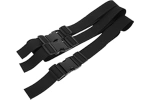NULYLU 3pcs High Chair Straps Replacement Set 3.8cm Wide 1.6m Long Safety Harness for Booster Seat