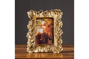Photo Frame DIY Resin Home Decor Gold Photography Props Wedding Desk Party supplies(1,gold)