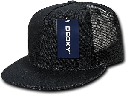 denim trucker hat