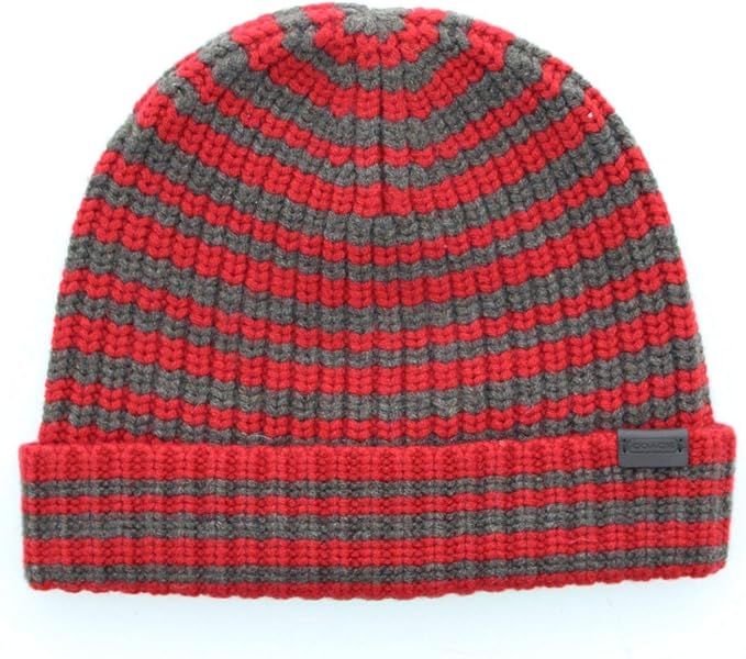 striped knit hat