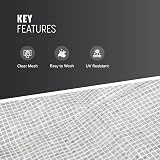 KEPLIN 2x3m Waterproof Tarpaulin Cover Sheet 100gsm Heavy Duty Mould-Resistant view 9