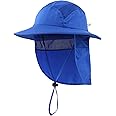 Home Prefer UPF 50+ Boys Sun Hat with Neck Flap Summer Beach Hat Kids Safari Hat