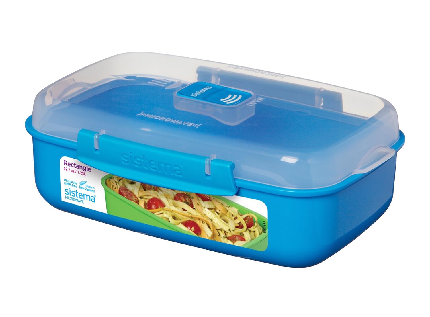 Sistema - Recipiente Rectangular para microondas (1,25 L ...
