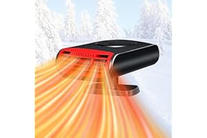 NUGXICA Car Heater - Portable Car Heaters for Vehicle, 12V Car Heater That Plugs Into Cigarette Lighter, 2 in 1 Heating & Cooling Fast Windshield Defrost Defogger
