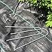 Glorytec 110 Garden Stakes & Landscape Staples - Fabric Pins for Landscaping, Gardening, Sod Weed Barrier - Ground Turf Nails, Anchor 6 INCH Galvanized Sturdy Rust Resistant Gardening Supplies