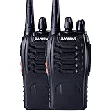 Baofeng BF-888s UHF High Power Intelligent FM Illumination Flashlight Walkie Talkie Two-Way Radio(2 Pack)